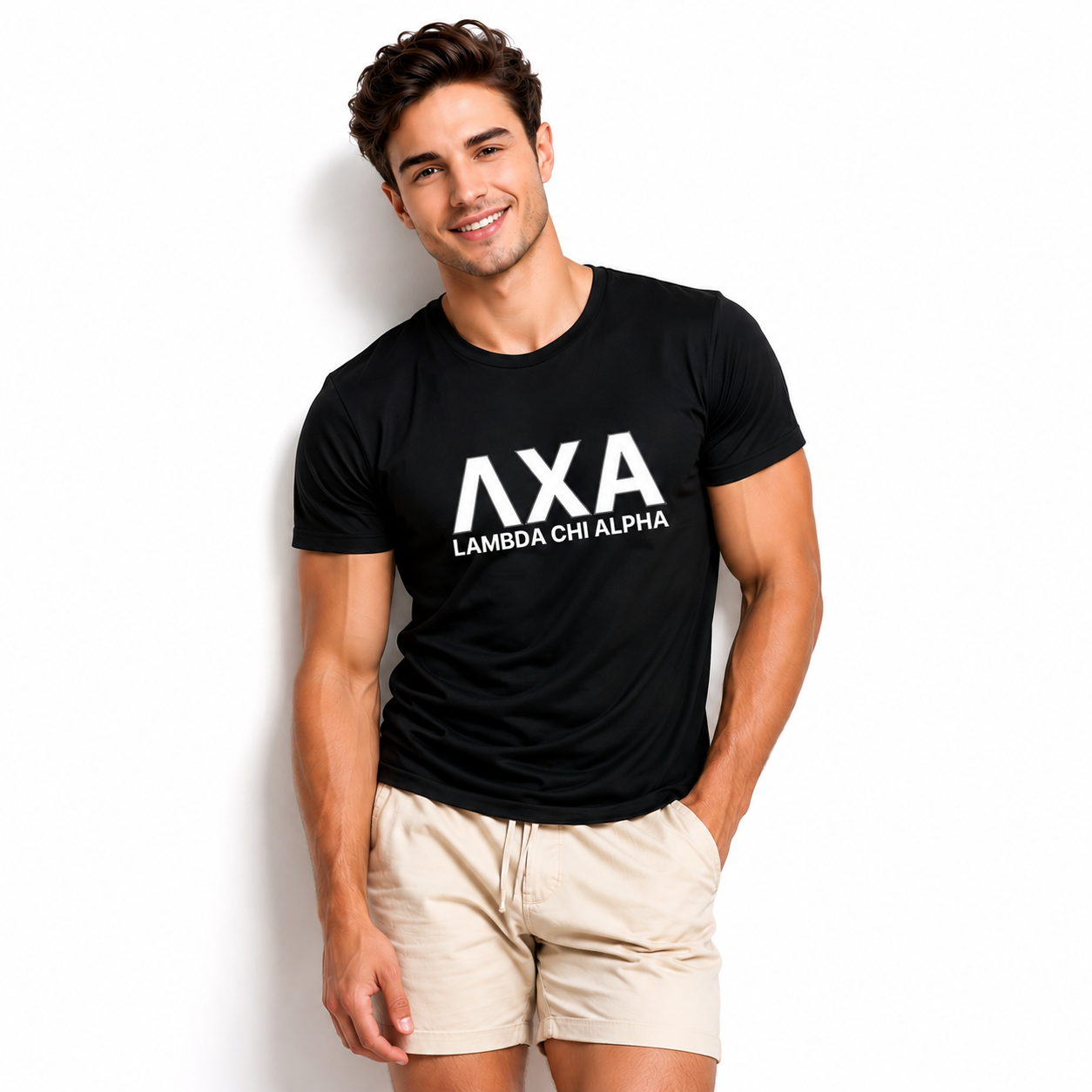 Fraternity T-Shirts- Varsity Greek Letters Design