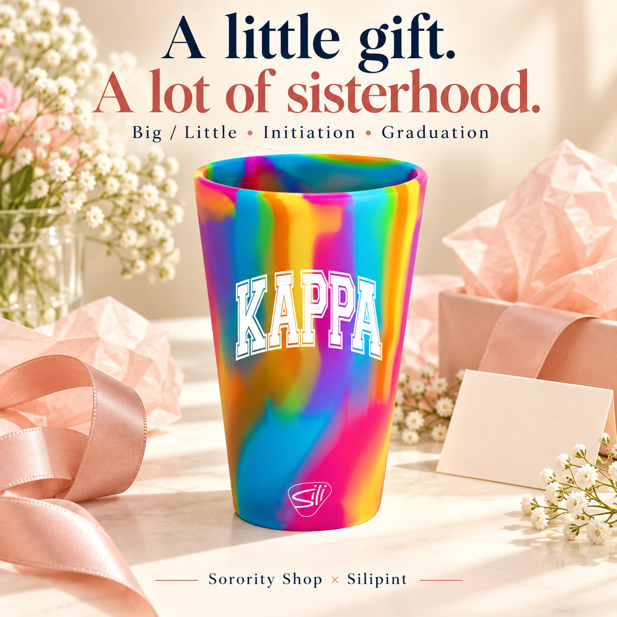 Sorority Shop x Silipint Kappa Kappa Gamma 16oz Silicone Cup
