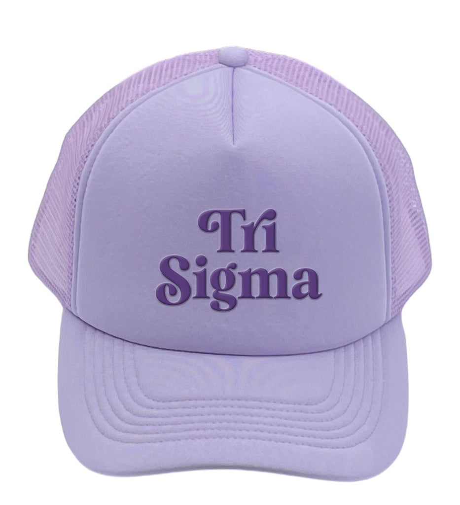 Sigma Sigma Sigma Baseball Cap, Mesh Trucker-Style Hat