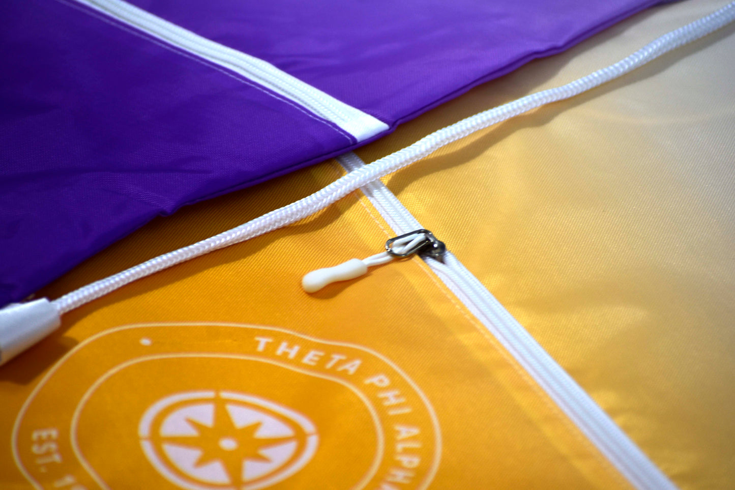 Alpha Chi Omega Drawstring Backpack, Ombre Color Design