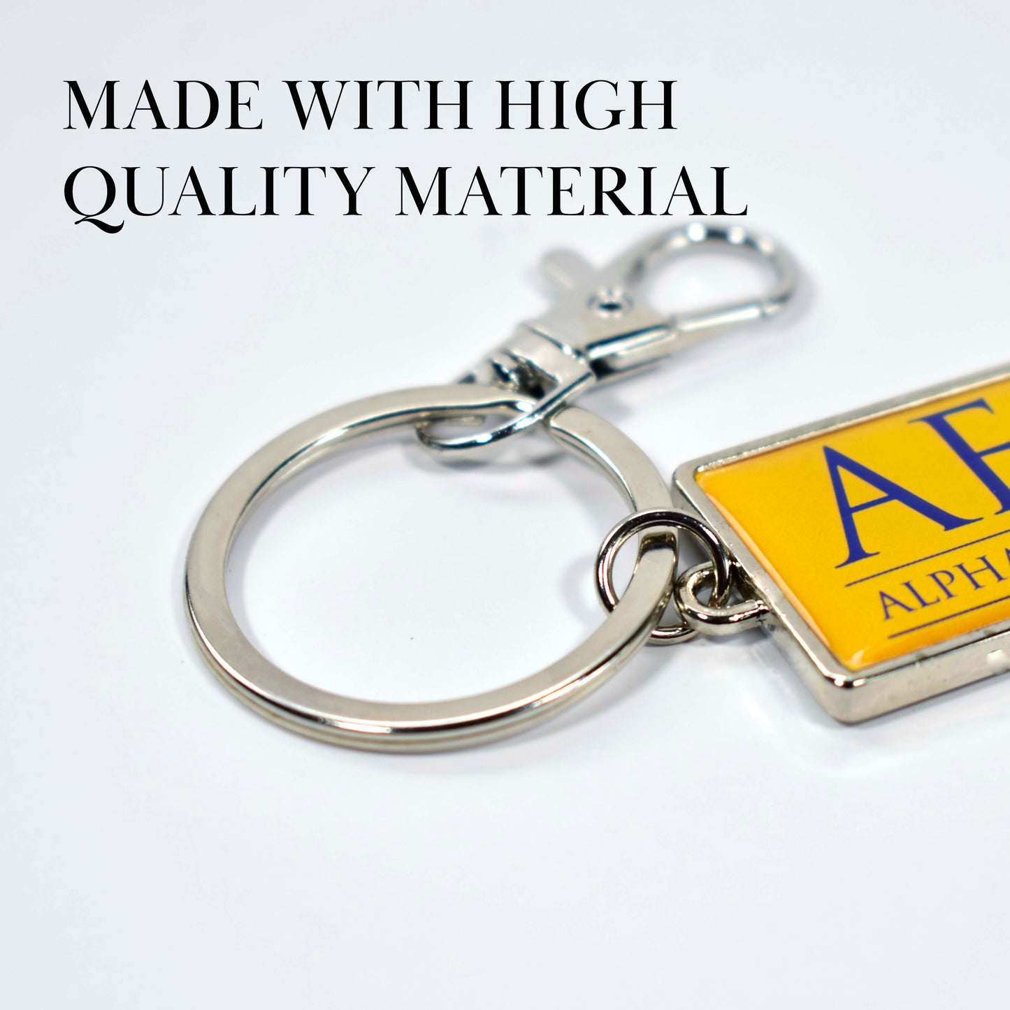 Theta Chi Fraternity Keychain with Flat Bottle Opener