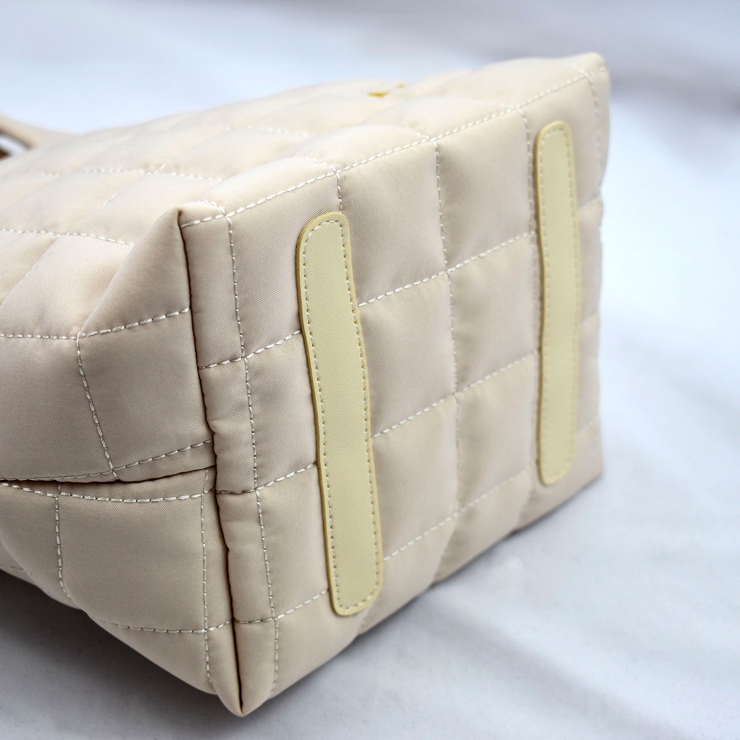 Alpha Chi Omega Small Crossbody Quilted Tote Bag with Greek Letters
