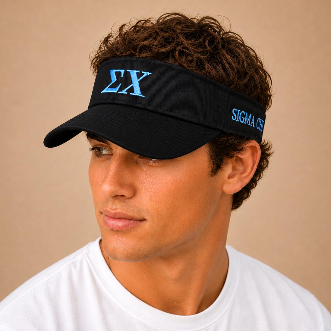 Sigma Chi Fraternity Visor Hat