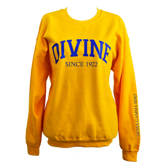 Sigma Gamma Rho Sorority, Incorporated Sweatshirt- Divine and Sorority Name Design