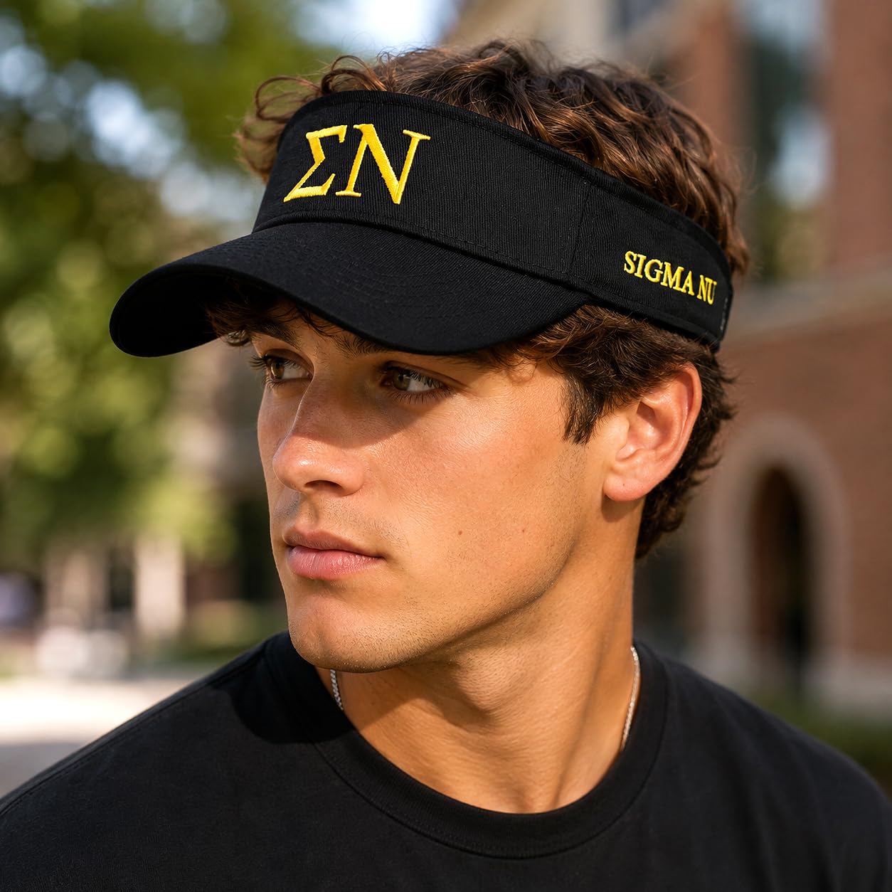 Sigma Nu Fraternity Visor Hat