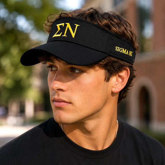 Sigma Nu Fraternity Visor Hat