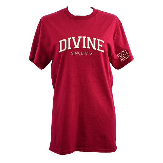 Delta Sigma Theta Sorority T-Shirt- Divine and Sorority Name Design