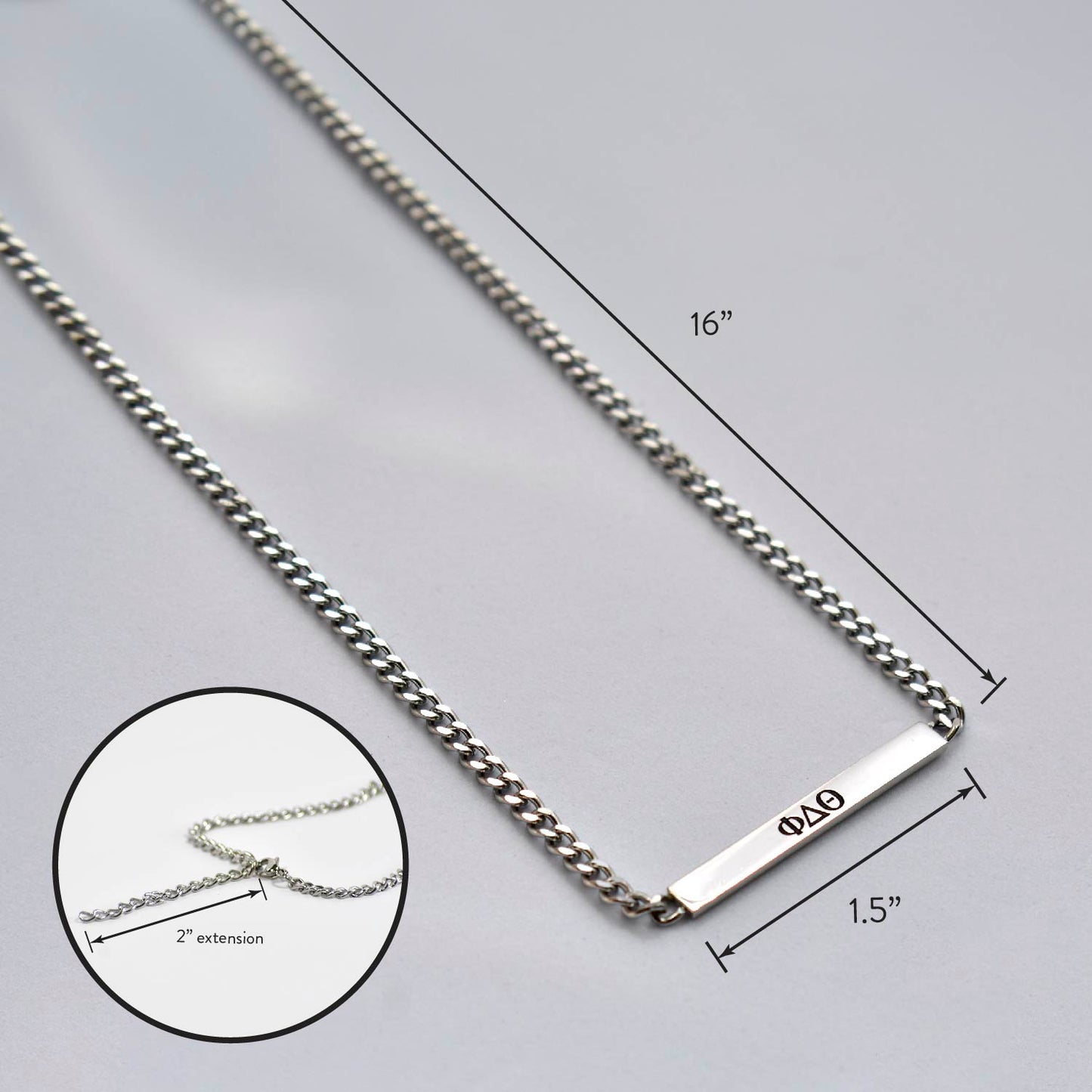 Lambda Chi Alpha Fraternity Necklace- Greek Letters Pendant