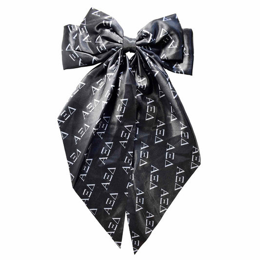 Alpha Xi Delta Greek Letters Hair Bow
