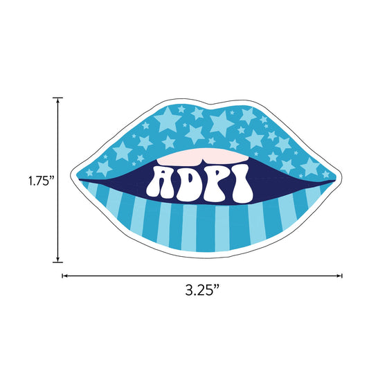 Alpha Delta Pi Girl Power Sticker Sheet