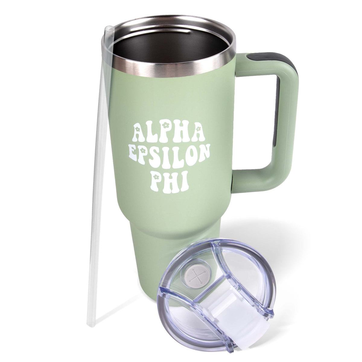 Sorority Shop Tumbler - 40oz Stainless Steel with Handle