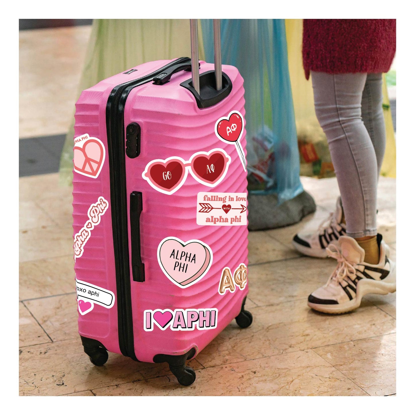 Alpha Phi- Sticker Sheet- Love Theme