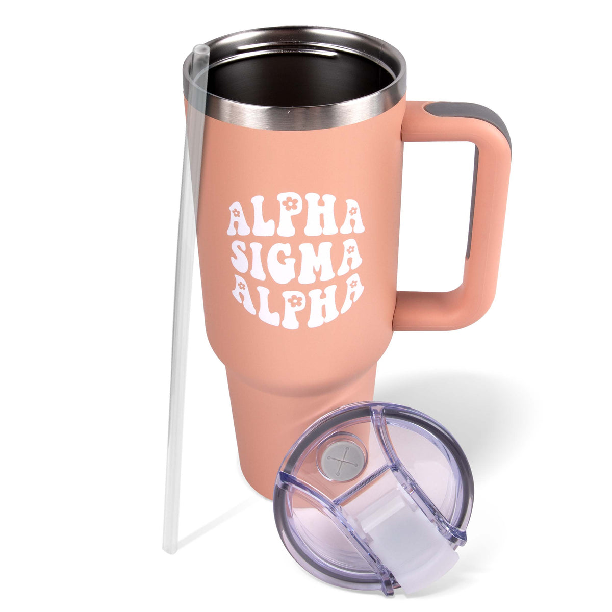 Sorority Shop Tumbler - 40oz Stainless Steel with Handle