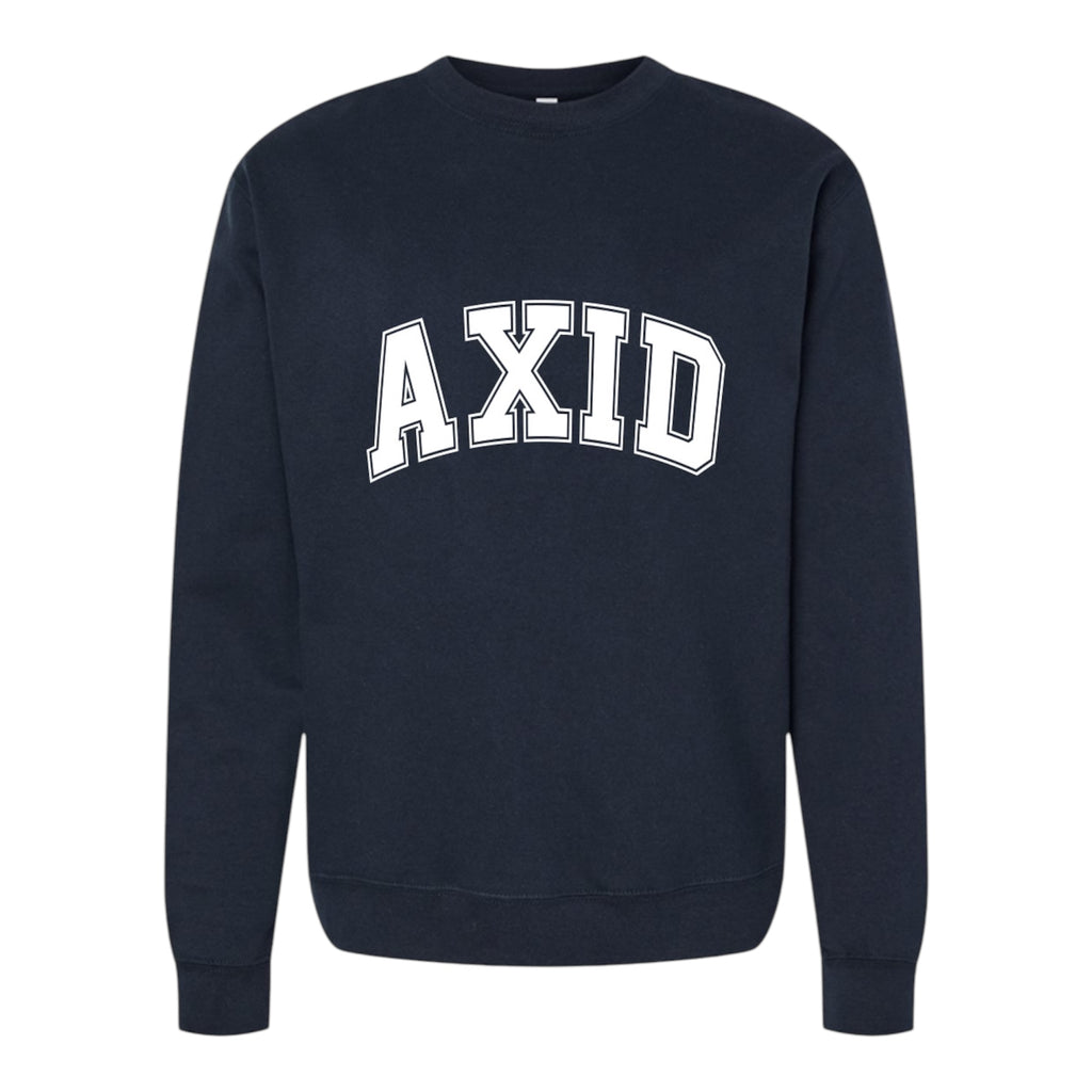 Alpha Xi Delta Sweatshirt- Crewneck Varsity Letters Design