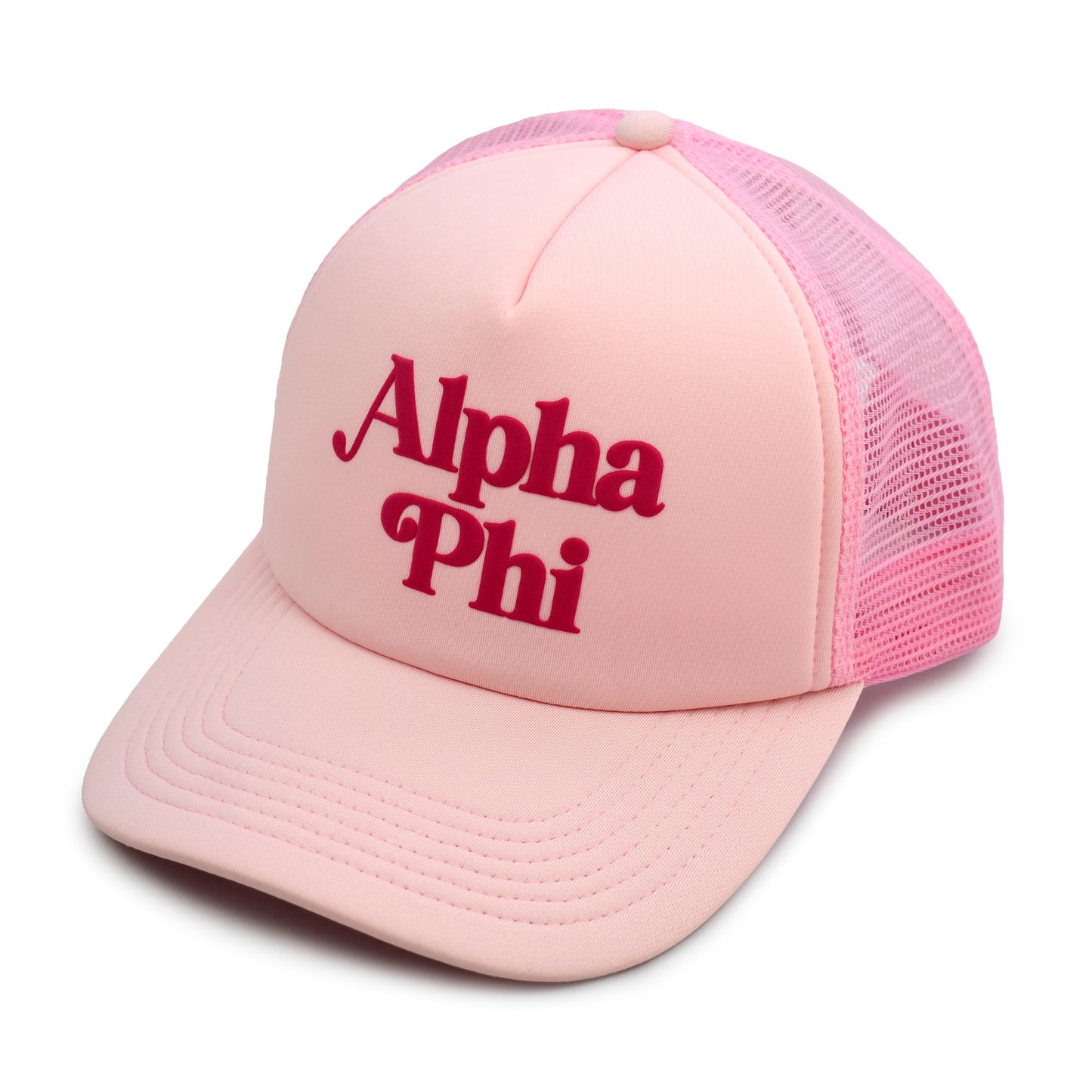 Alpha Phi Baseball Cap, Mesh Trucker-Style Hat
