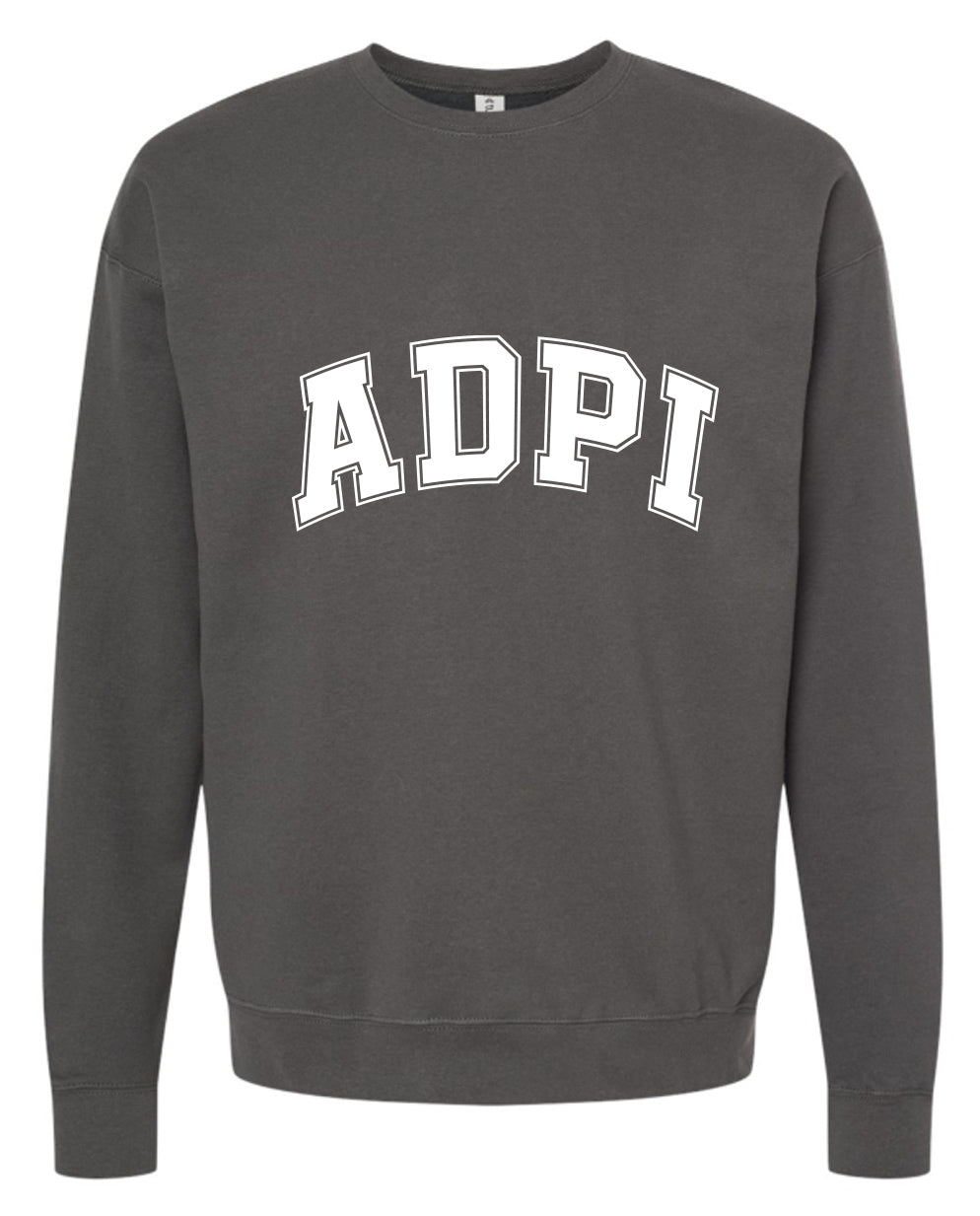 Alpha Delta Pi Sweatshirt- Crewneck Varsity Letters Design