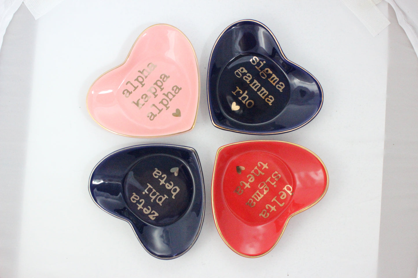 Delta Sigma Theta Ceramic Ring Dish