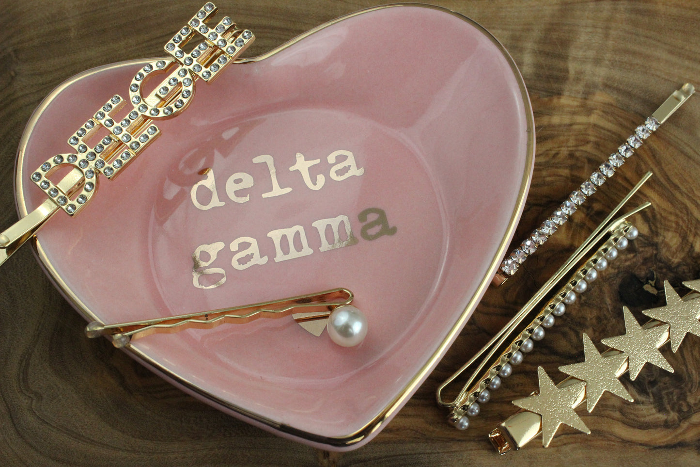 Delta Gamma Ceramic Ring Dish