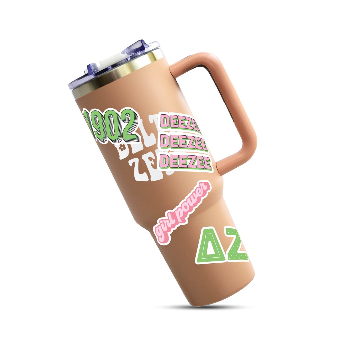 Delta Zeta Girl Power Sticker Sheet