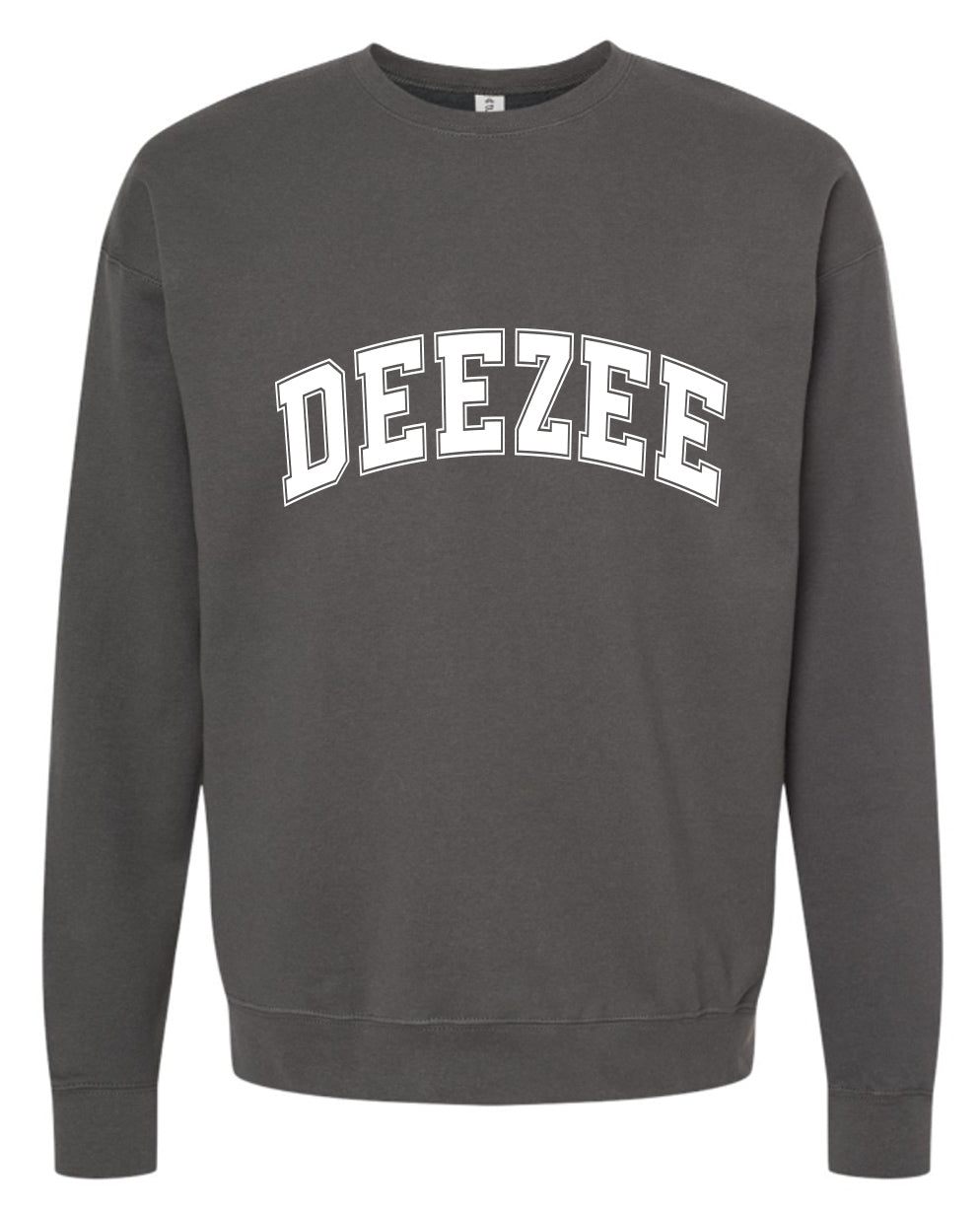 Delta Zeta Sweatshirt- Crewneck Varsity Letters Design