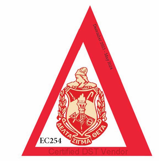 Delta Sigma Theta Crest Sticker Sheet
