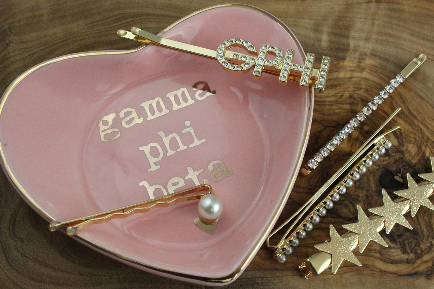 Gamma Phi Beta Ceramic Ring Dish