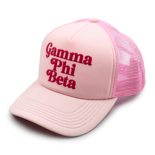 Gamma Phi Beta Baseball Cap, Mesh Trucker-Style Hat
