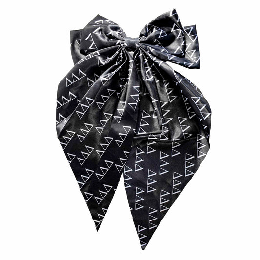 Delta Delta Delta Greek Letters Hair Bow
