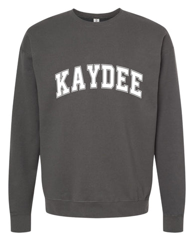 Kappa Delta Sweatshirt- Crewneck Varsity Letters Design