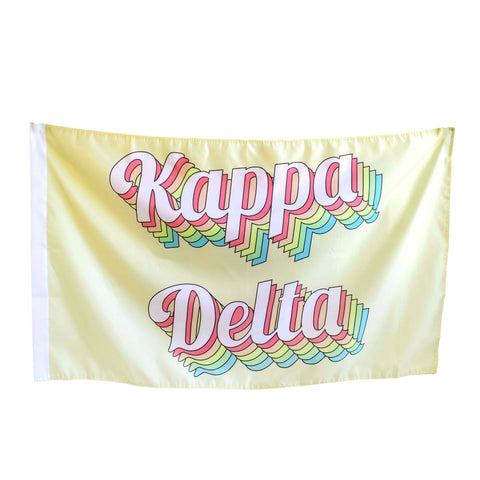 Kappa Delta Retro Flag