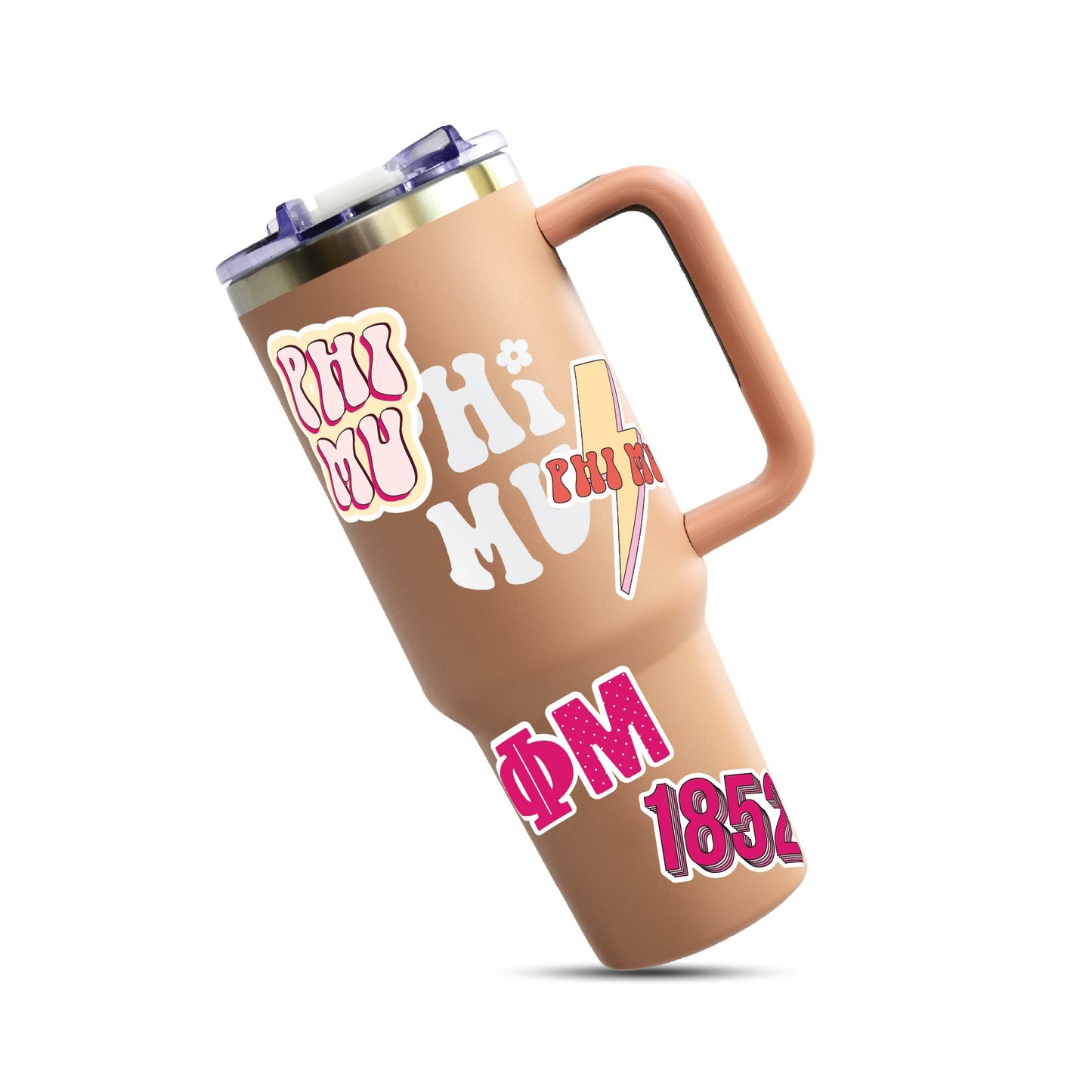 Phi Mu Girl Power Sticker Sheet