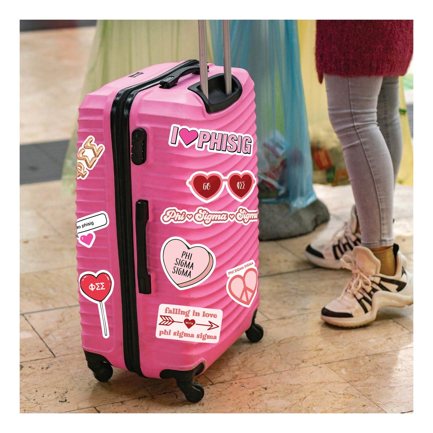 Phi Sigma Sigma- Sticker Sheet- Love Theme