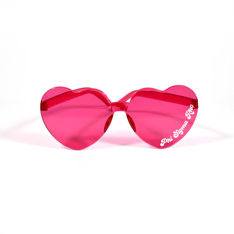 Phi Sigma Rho Sunglasses - Heart Shaped