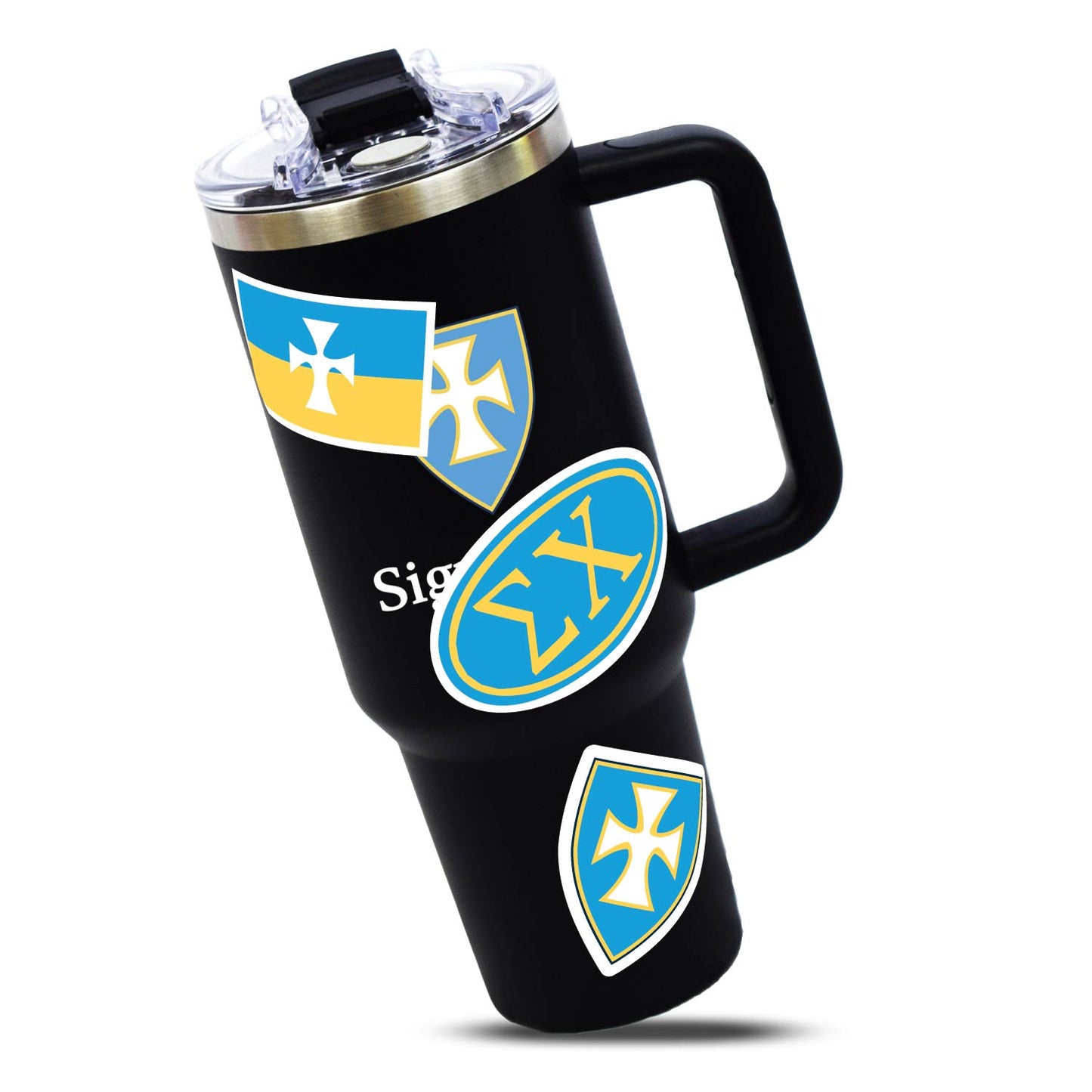 Sigma Chi Fraternity Sticker Sheet- Brand Focus
