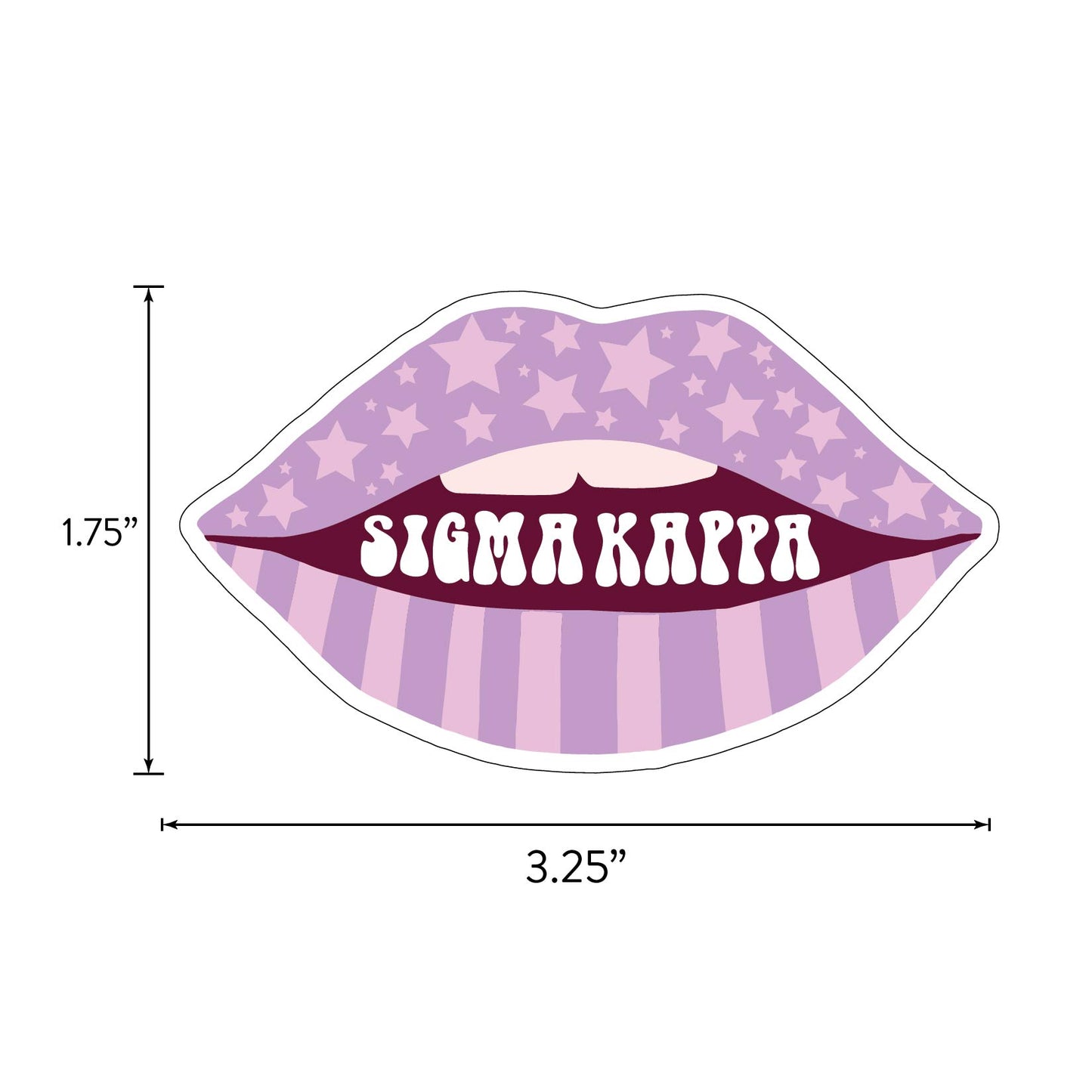 Sigma Kappa Girl Power Sticker Sheet