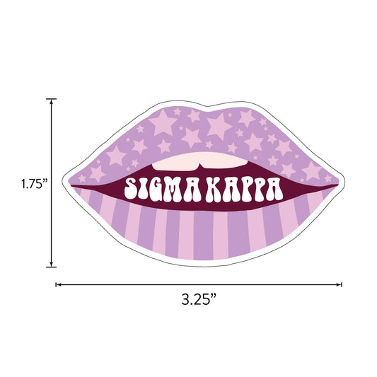 Sigma Kappa Girl Power Sticker Sheet