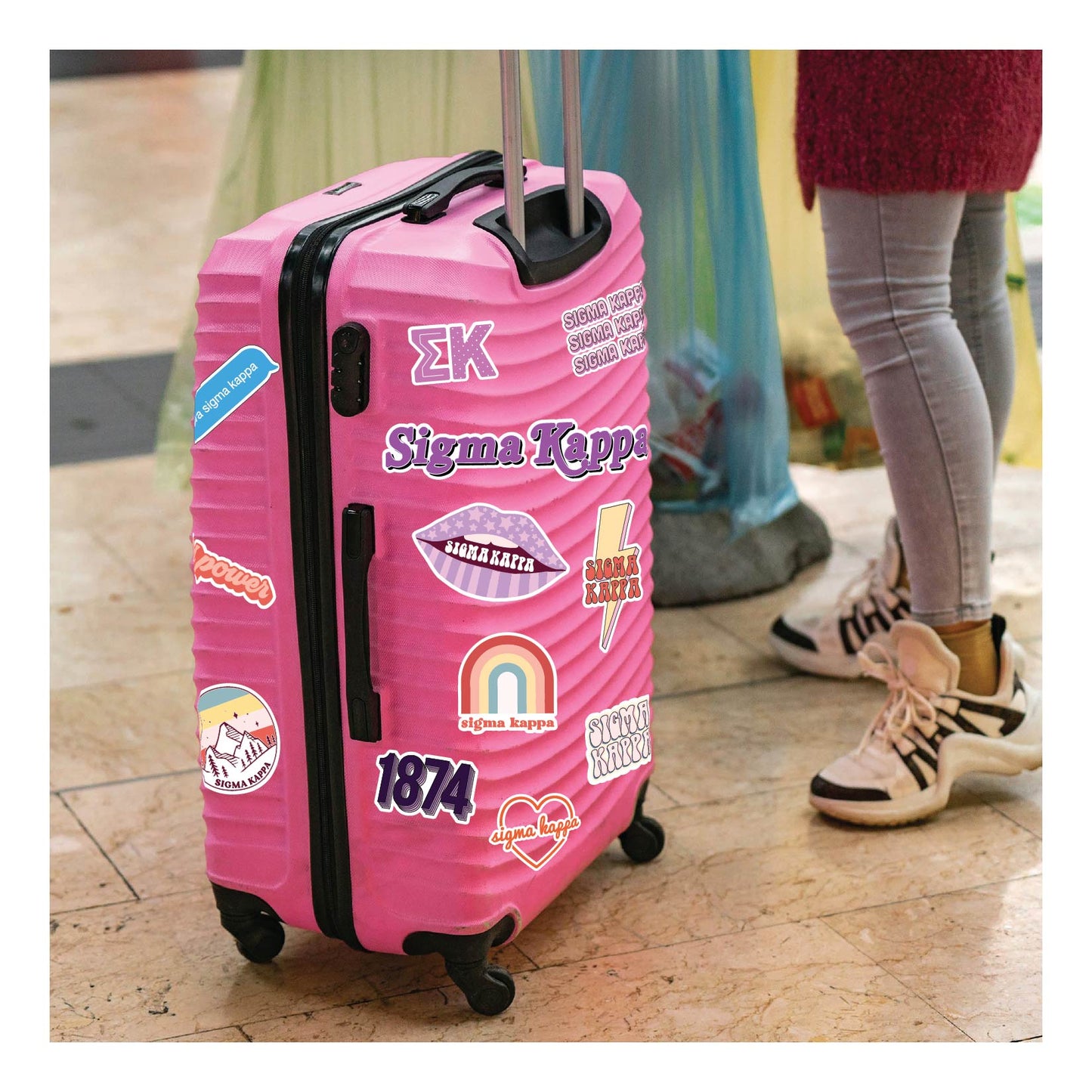 Sigma Kappa Girl Power Sticker Sheet