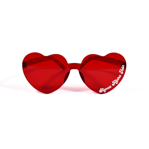 Sigma Alpha Iota Sunglasses - Heart Shaped