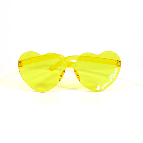 Sigma Alpha Sunglasses - Heart Shaped