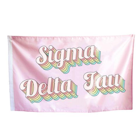 Sigma Delta Tau Retro Flag