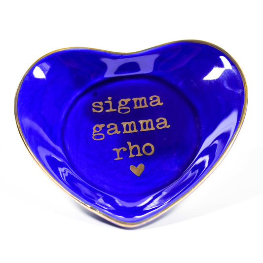 Sigma Gamma Rho Ceramic Ring Dish