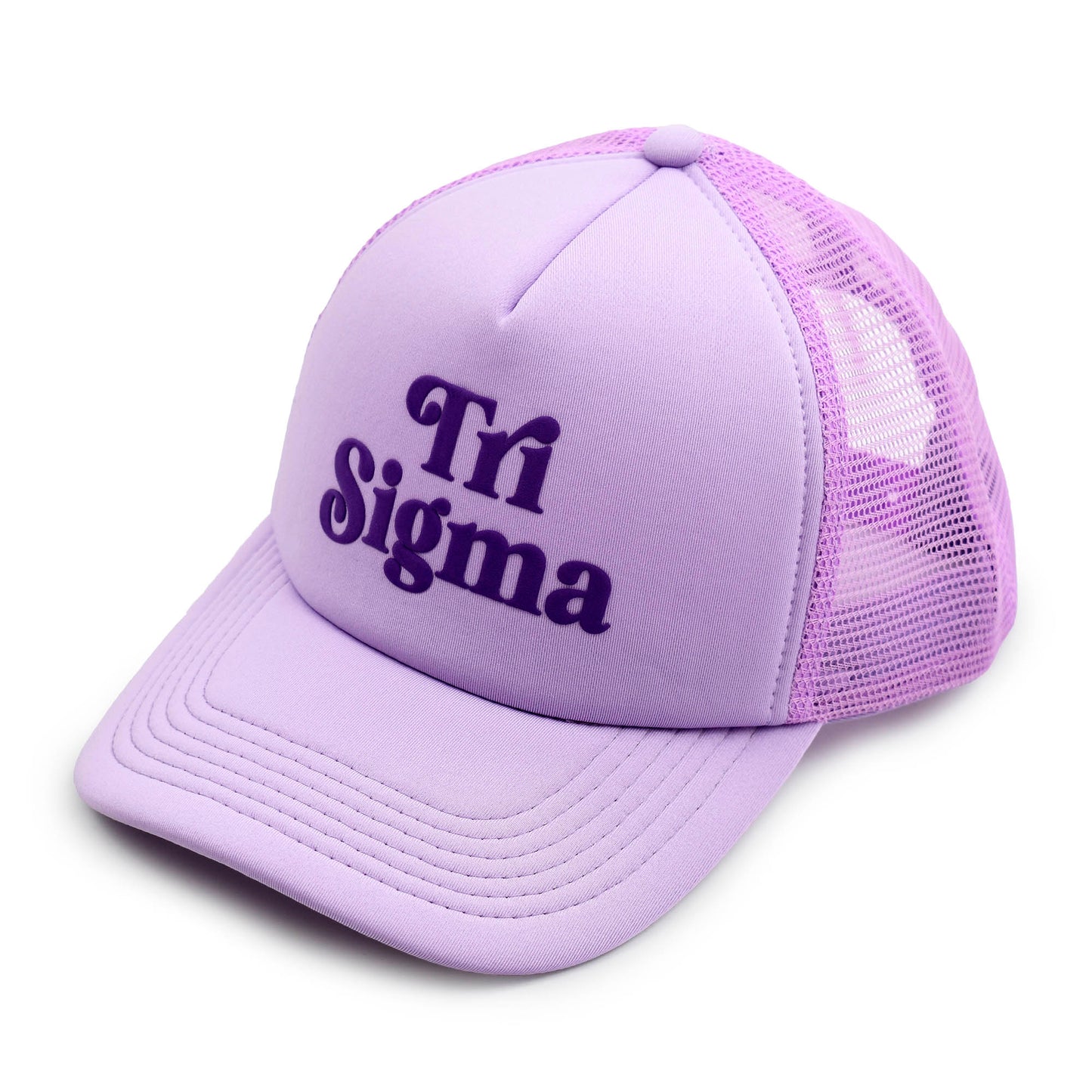 Sigma Sigma Sigma Baseball Cap, Mesh Trucker-Style Hat