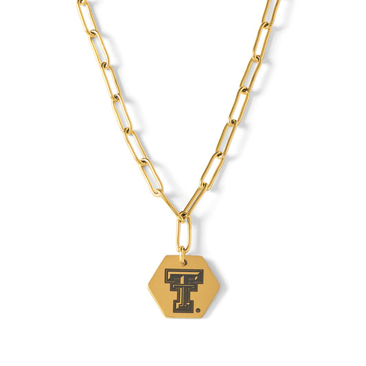 Texas Tech University Paperclip Necklace