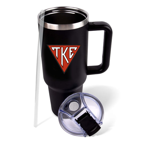 Tau Kappa Epsilon Fraternity 40oz Stainless Steel Tumbler with Handle