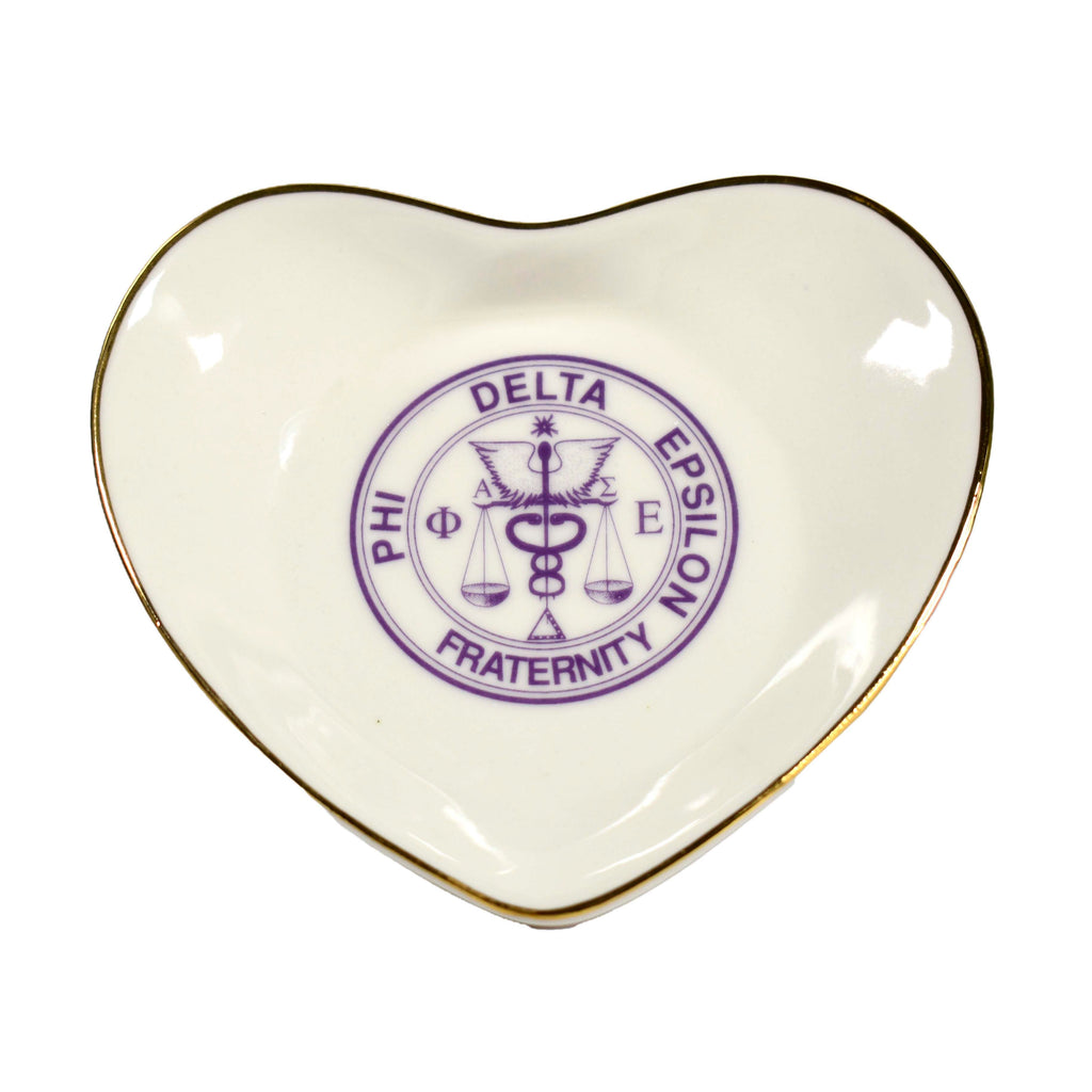 Phi Delta Epsilon Ceramic Ring Dish