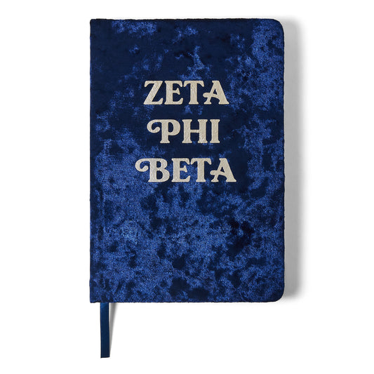 Zeta Phi Beta Notebook with Gold Foil Imprint