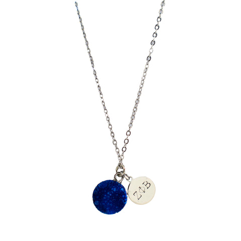 Zeta Phi Beta Sisterhood Druzy Necklace