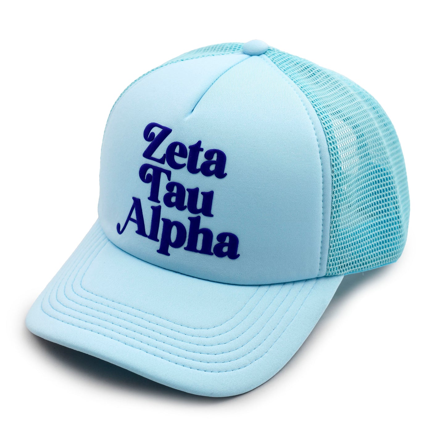 Zeta Tau Alpha Baseball Cap, Mesh Trucker-Style Hat