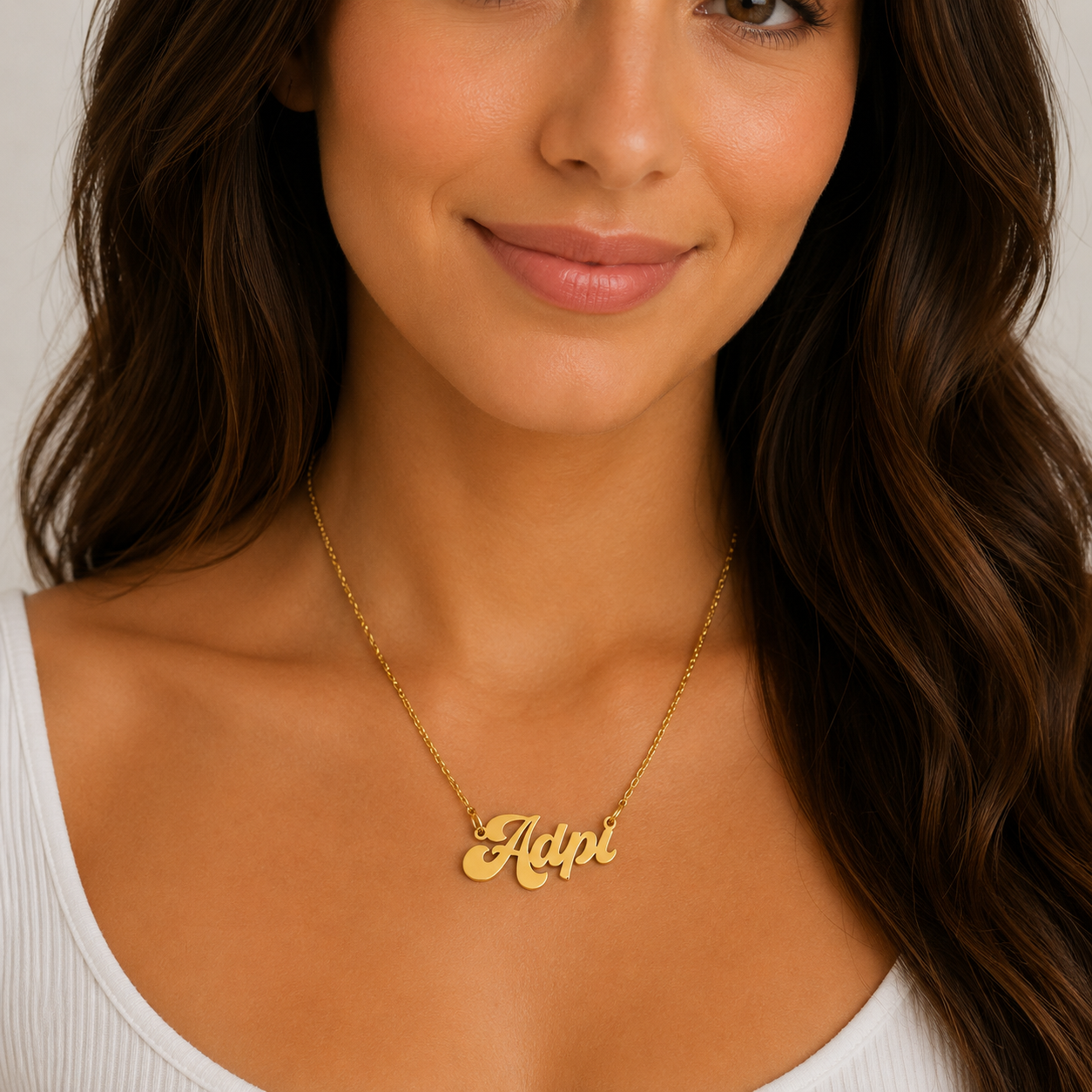 Alpha Delta Pi Retro Design Necklace