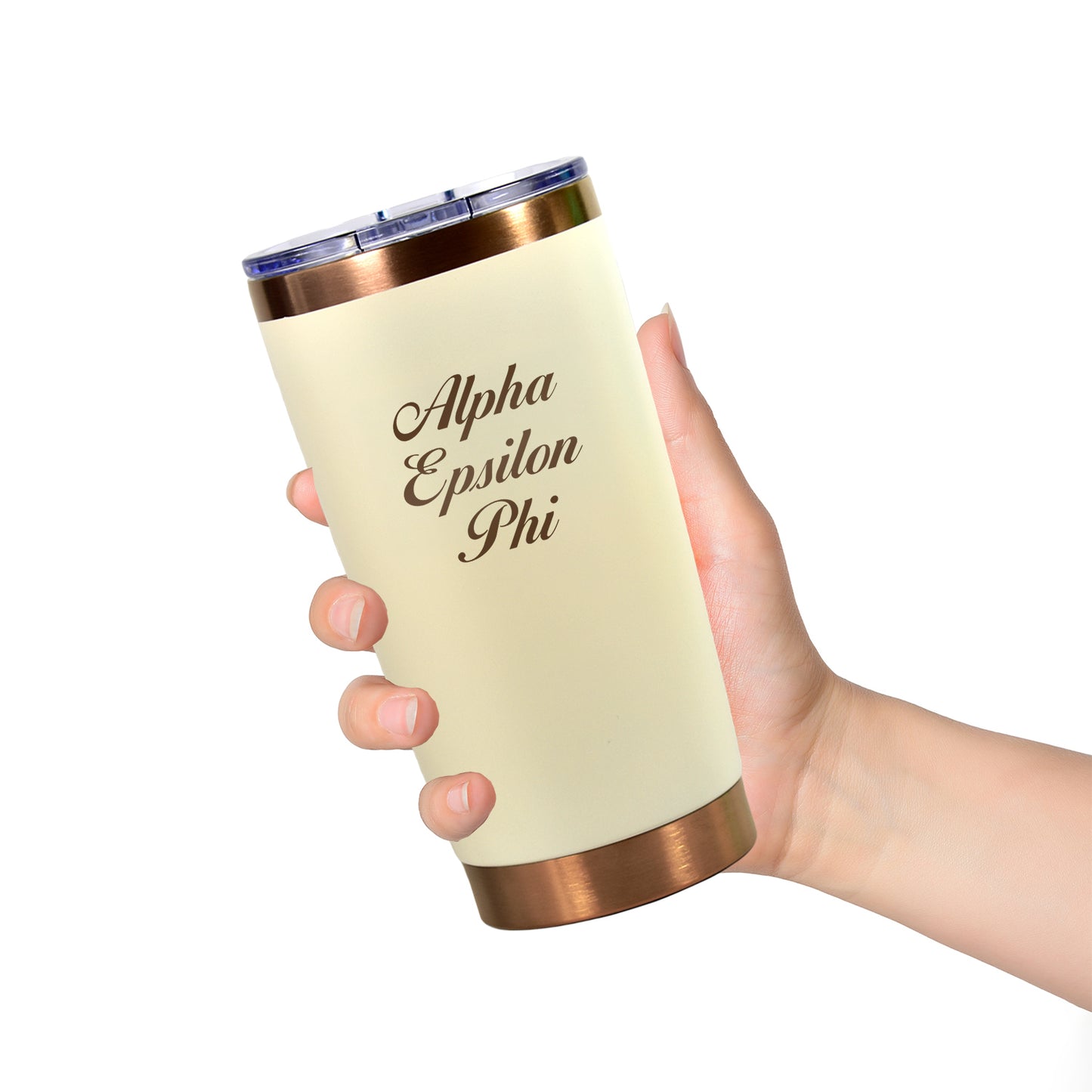 Alpha Epsilon Phi 20 oz. Insulated Tumbler with Sorority Name